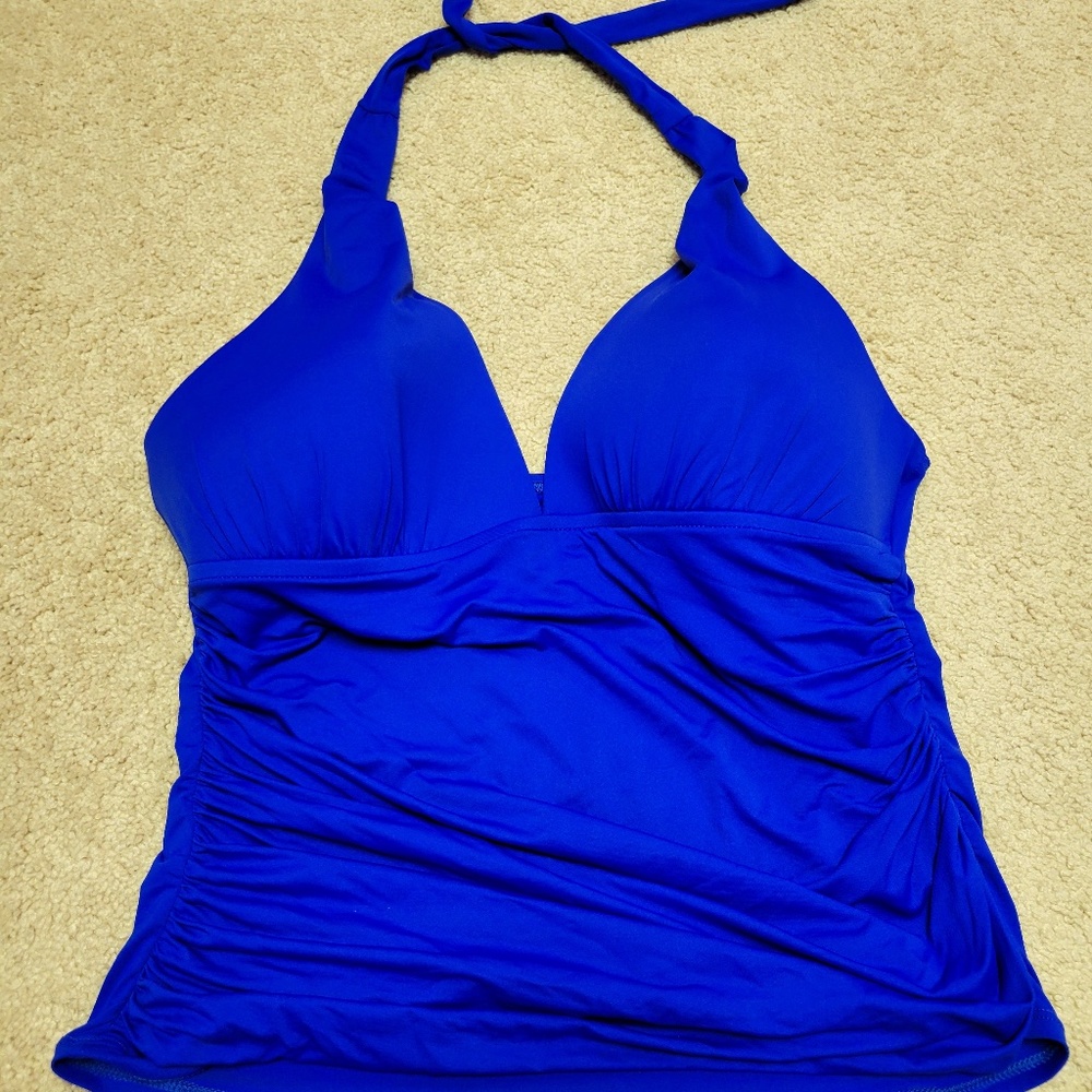 La Blanca Cobalt Halter One-Piece Swim